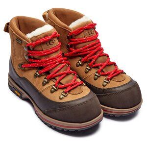 UGG Brecken Lace Up Chestnut Suede Waterproof Boots